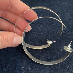 Silver Hoop Earrings